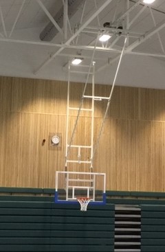 KGM electric ceiling-mounted height-adjustable basketball rack