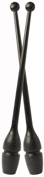 Pastorelli yksiväriset muovi-kumikeilat 40,5 cm - Musta