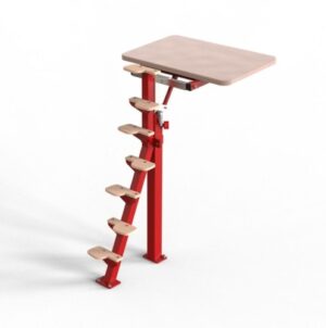 Gymnova access and spotting platform for asymmetric bars and high bar GY-2705