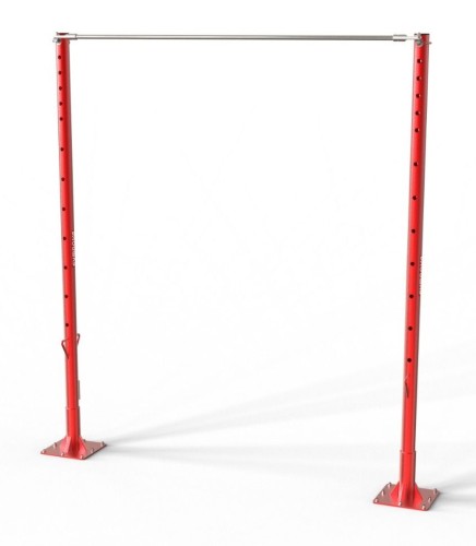 Gymnova high bar with 1 steel rail, 2 uprights and 2 floor stands GY-3104