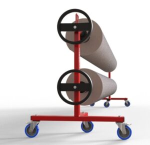 Gymnova 2-story carpet reel trolley for 2 pcs 400 cm/200 cm wide floor carpets GY-6673