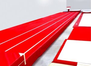 Gymnova Novatrack’Two complete tumbling track, run-up track and landing area GY-6294 FIG
