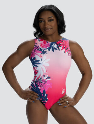 Simone Biles Floral Force Voimistelupuku E5338