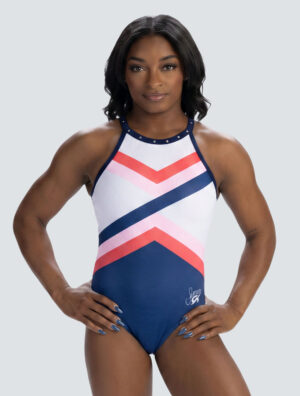 Simone Biles Stronger Still Ribbattu Voimistelupuku GK E5406