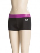GK In Stock 1426 W65 shortsit lycra ja kimallekangas musta/magenta