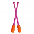 PASTORELLI kaksivriset muovi-kumikeilat 40,5 cm pinkki-oranssi PA-03643