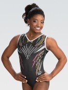 GK Spring E3849 Simone Biles hihaton voimistelupuku holotek, kimallekangas