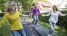 Eurotramp Kids Tramp Track "Playground" 6 m pitkä ja 1,56 m leveä maahan upotettava trampoliinirata EU-97006