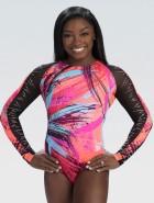 GK 1209S Simone Biles Legacy Pitkähihainen voimistelupuku Erikoistilaustuote