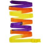 Pastorelli moniväri voimistelunauha 6,2 m violetti-oranssi-keltainen PA-03217
