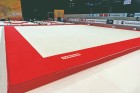 Gymnova permanto / voimistelukanveesi Montreal 14 x 14 m FIG, teräsjouset irrallisina GY-6775DE
