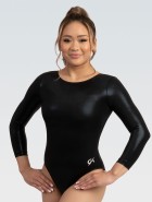 GK In Stock 3457 F22 3/4-hihainen voimistelupuku kimallekangas musta